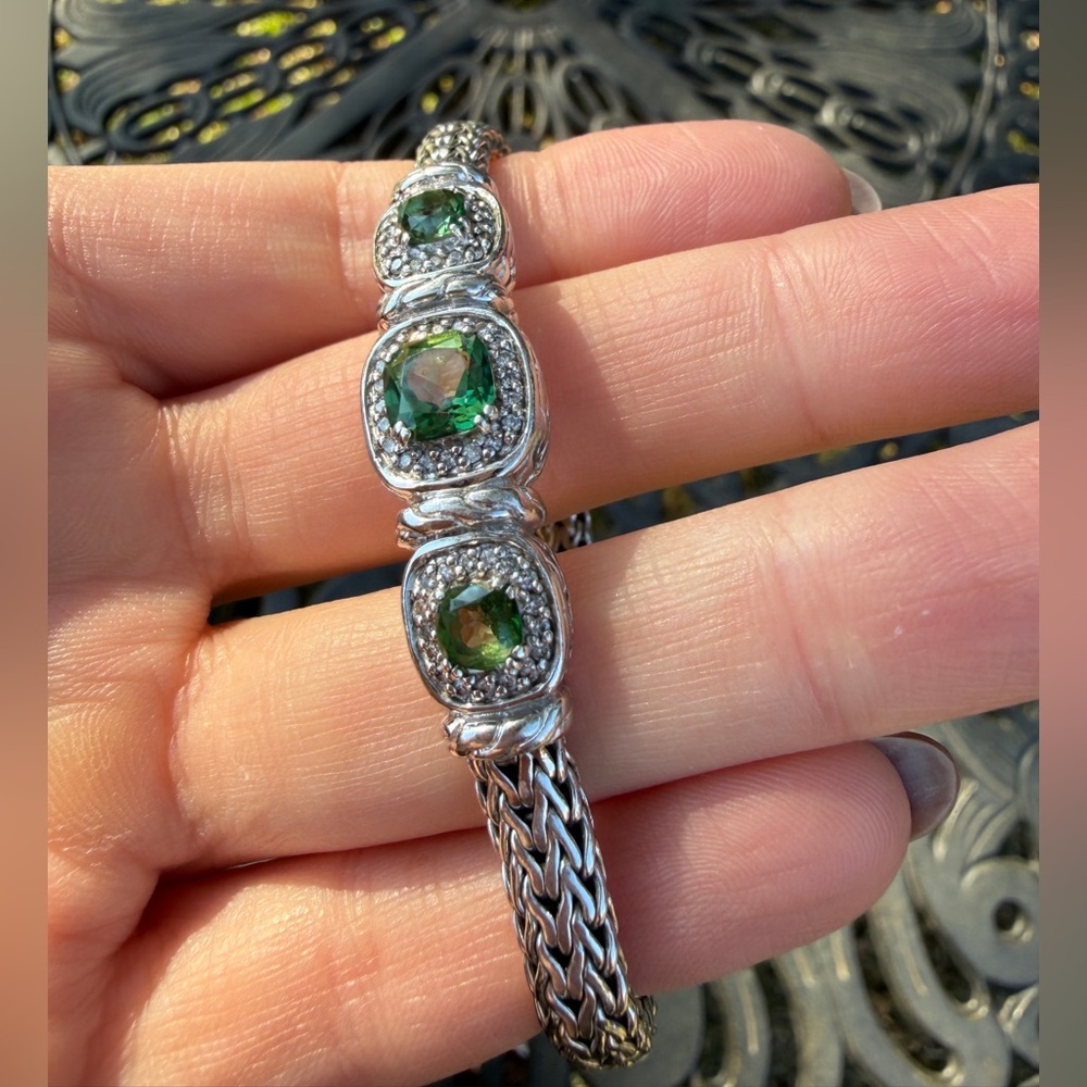 John Hardy Diamond Bracelet 925 - Picture 2 of 5